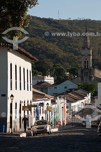  Subject: View from of the Rosary Church in the background / Place: Goias city - Goias state (GO) - Brazil / Date: 07/2011 