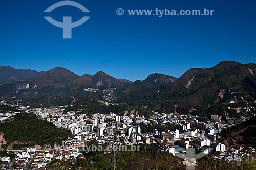  Subject: Center of Nova Friburgo view from the Swiss Neighborhood  (also known as Swiss Allotment) / Place: Nova Friburgo city - Rio de Janeiro state (RJ) - Brazil / Date: 06/2011 