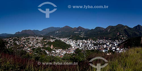  Subject: Center of Nova Friburgo view from the Swiss Neighborhood  (also known as Swiss Allotment) / Place: Nova Friburgo city - Rio de Janeiro state (RJ) - Brazil / Date: 06/2011 