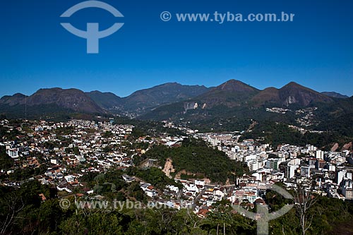  Subject: Center of Nova Friburgo view from the Swiss Neighborhood  (also known as Swiss Allotment) / Place: Nova Friburgo city - Rio de Janeiro state (RJ) - Brazil / Date: 06/2011 