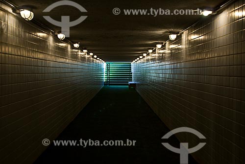  Subject: Access corridor to the lawn of the Journalist Mario Filho Stadium / Place: Rio de Janeiro city - Rio de Janeiro state (RJ) - Brazil / Date: 06/2010 