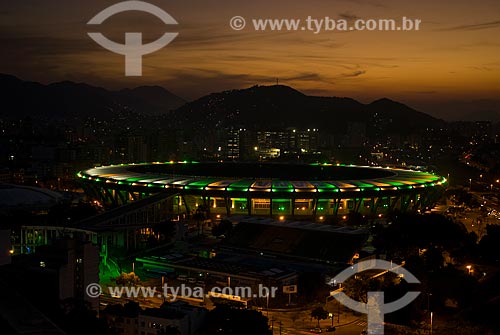  Subject: View of Journalist Mario Filho Stadium - also known as Maracana -  and Julio Delamare Aquatic Park / Place: Rio de Janeiro city - Rio de Janeiro state (RJ) - Brazil / Date: 06/2010 