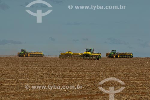  Subject: Plantation of soybeans / Place: Baus district - Costa Rica city - Mato Grosso do Sul state (MS) - Brazil / Date: 02/2010 