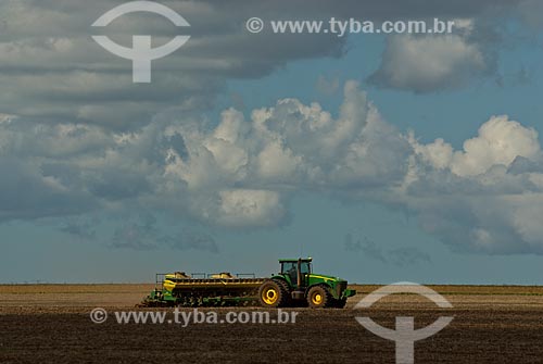  Subject: Plantation of soybeans / Place: Baus district - Costa Rica city - Mato Grosso do Sul state (MS) - Brazil / Date: 02/2010 