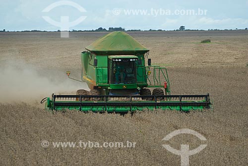  Subject:  Soybean harvest / Place: Baus district - Costa Rica city - Mato Grosso do Sul state (MS) - Brazil / Date: 02/2010 