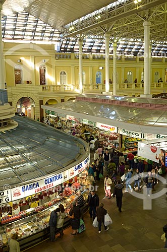  Subject: Vista interior do mercado público / Place: City center - Porto Alegre city - Rio Grande do Sul state (RS) - Brazil / Date: 07/2011 