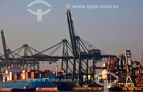  Subject: Ships in the Port of Santos / Place: Santos city - Sao Paulo state (SP) - Brazil / Date: 08/2011  