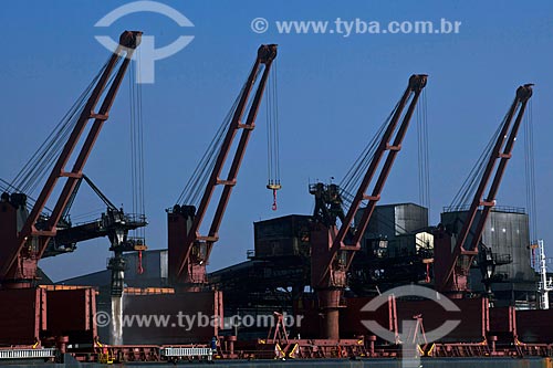  Subject: Cranes in the Port of Santos / Place: Santos city - Sao Paulo state (SP) - Brazil / Date: 08/2011  