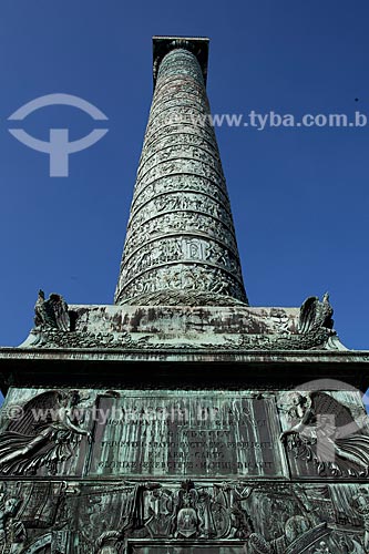  Subject: Column of Place Vendome  / Place: Paris city - France - Europe / Date: 08/2011 