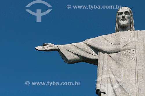  Subject: Detail of Christ the Redeemer / Place: Rio de Janeiro city - Rio de Janeiro state (RJ) - Brazil / Date: 03/2008 