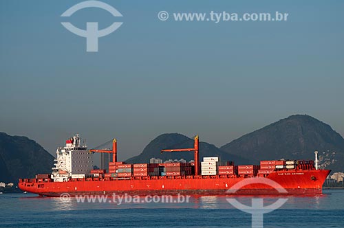  Subject: Ship entering the Guanabara Bay / Place: Rio de Janeiro city - Rio de Janeiro state (RJ) - Brazil / Date: 08/2009 