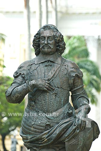  Subject: Statue of Mauricio de Nassau in the Republic Square / Place: Recife city - Pernambuco state (PE) - Brazil / Date: 09/2011 