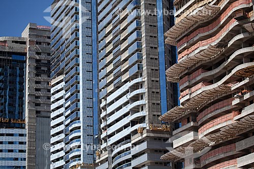  Subject: Buildings under construction / Place: Caminho das Arvores neighborhood - Salvador city - Bahia state (BA) - Brazil / Date: 07/2011 