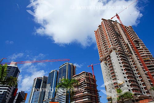  Subject: Buildings under construction / Place: Caminho das Arvores neighborhood - Salvador city - Bahia state (BA) - Brazil / Date: 07/2011 