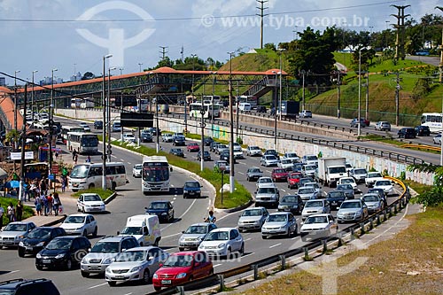  Subject: Traffic on Tancredo Neves Avenue / Place: Caminho das Arvores neighborhood - Salvador city - Bahia state (BA) - Brazil / Date: 07/2011 