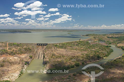  Subject: View of Boa Esperanca Dam / Place: Guadalupe city - Piaui state (PI) - Brazil / Date: 08/2009 