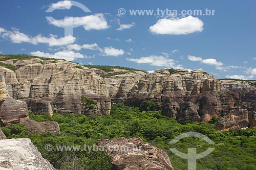  Subject: View of Serra da Capivara National Park / Place: Sao Raimundo Nonato - Piaui state (PI) - Brazil / Date: 08/2011 