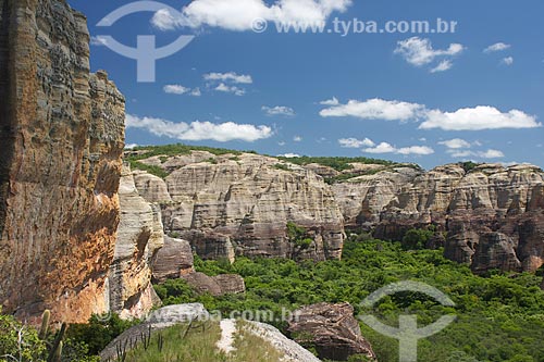  Subject: View of Serra da Capivara National Park  / Place: Sao Raimundo Nonato city - Piaui state (PI) - Brazil / Date: 01/2010 