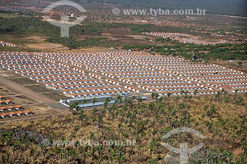  Subject: Aerial View of Residential Jacinta Andrade - Built with funds from the PAC / Place: Teresina  city - Piauí state (PI) - Brazil / Date: 09/2011 