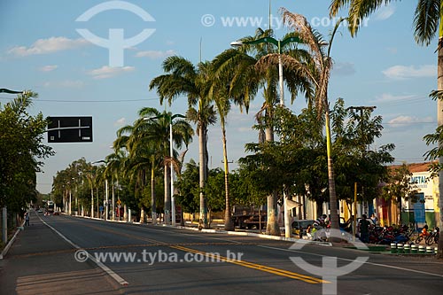  Subject: Urban stretch of Highway Santos Dumont - BR-116 / Place: Brejo Santo city - Ceara state (CE) - Brazil / Date: 10/2011 