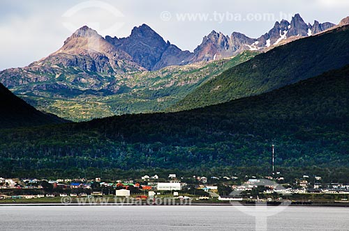  Subject: View of the Puerto Williams / Place: Puerto Williams city - Navarino Island - Chile - South America  / Date: 02/2010 