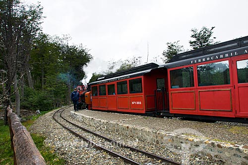  Subject: Train at the End of the World / Place: Ushuaia city - Tierra del Fuego Province - Argentina - South America  / Date: 02/2010 