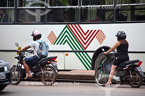  Subject: Motorcycles on street of Rio Branco city / Place: Rio Branco city - Acre state (AC) - Brazil / Date: 11/2011 