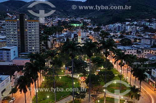  Subject: Aerial view of  Cesario Alvim Square  / Place: Caratinga city - Minas Gerais state (MG) - Brazil / Date: 11/2011 