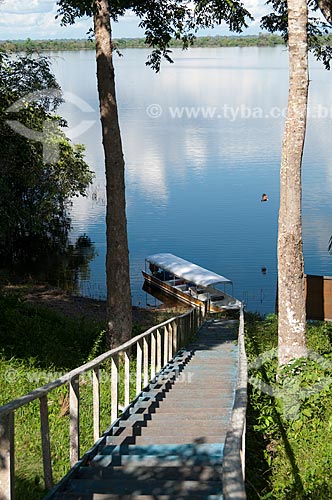  Subject: Boat for tourism - Lago Cunia Extractive Reserve / Place: Porto Velho city - Rondonia state (RO) - Brazil / Date: 05/2010 