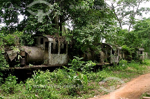  Subject: Abandoned train in the Madeira-Mamore Railroad / Place: Porto Velho city - Rondonia state (RO) - Brazil / Date: 06/2009 