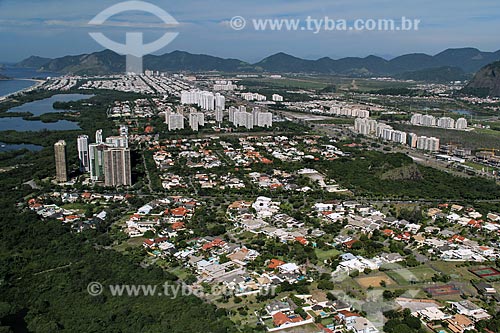  Subject: Aerial view of Barra da Tijuca / Place: Barra da Tijuca neighborhood - Rio de Janeiro city - Rio de Janeiro state (RJ) - Brazil / Date: 01/2012 