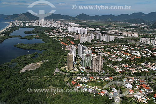  Subject: Aerial view of Barra da Tijuca / Place: Barra da Tijuca neighborhood - Rio de Janeiro city - Rio de Janeiro state (RJ) - Brazil / Date: 01/2012 