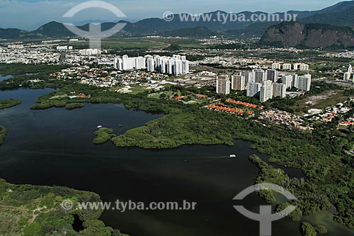  Subject: Aerial view of Barra da Tijuca / Place: Barra da Tijuca neighborhood - Rio de Janeiro city - Rio de Janeiro state (RJ) - Brazil / Date: 01/2012 