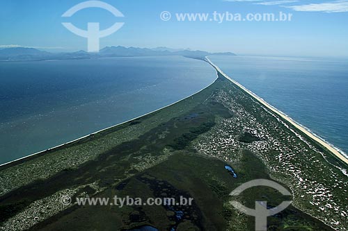  Subject: View of Restinga Marambaia - The area protected by the Navy of Brazil / Place: Rio de Janeiro city - Rio de Janeiro state (RJ) - Brazil / Date: 01/2012 