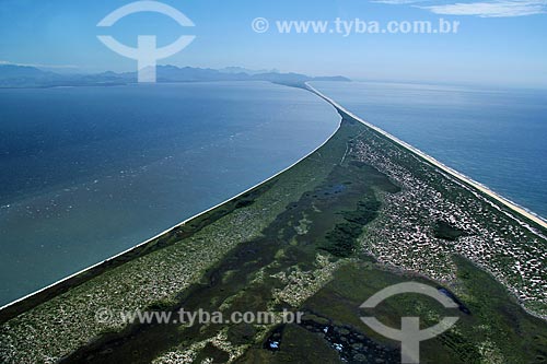  Subject: View of Restinga Marambaia - The area protected by the Navy of Brazil / Place: Rio de Janeiro city - Rio de Janeiro state (RJ) - Brazil / Date: 01/2012 