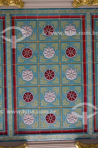  Subject: Detail of the roof of the Municipal Theater of Rio de Janeiro / Place: Rio de Janeiro city - Rio de Janeiro state (RJ) - Brazil / Date: 02/2011 