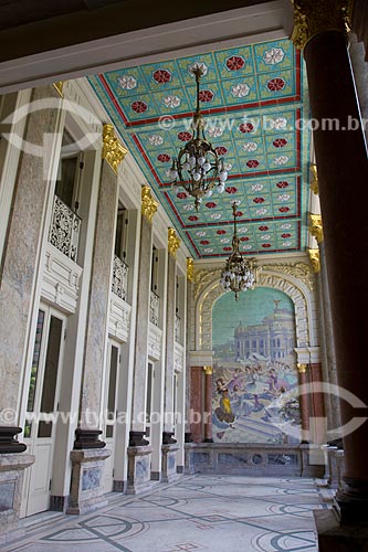  Subject: Panel inside the Municipal Theater of Rio de Janeiro / Place: Rio de Janeiro city - Rio de Janeiro state (RJ) - Brazil / Date: 02/2011 