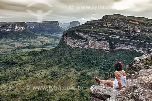  Subject: View from Pai Inacio mountain in the Chapada Diamantina  / Place: Palmeiras city - Bahia state (BA) - Brazil / Date: 01/2012 