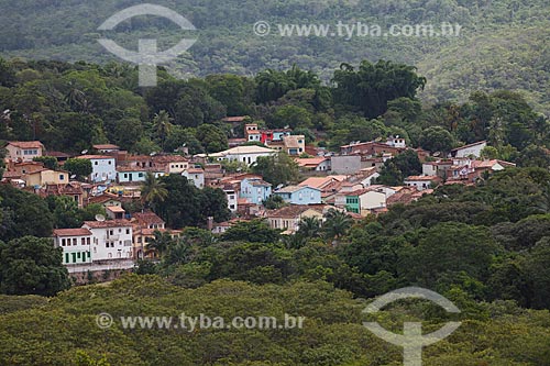  Subject: City of Lençóis sight from Serrano / Place: Lençois city - Bahia state (BA) - Brazil / Date: 01/2012 