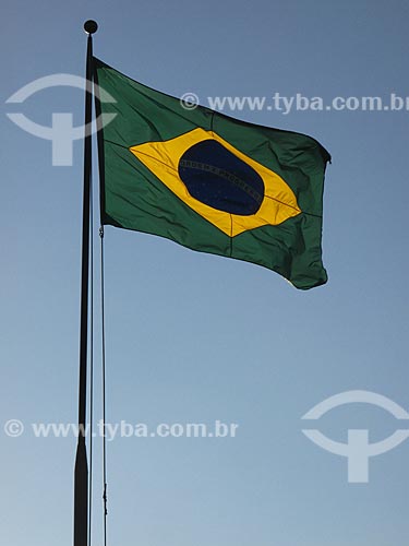  Subject: Brazilian flag / Place: Rio de Janeiro city - Rio de Janeiro state (RJ) - Brazil / Date: 02/2012 