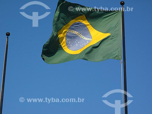  Subject: Brazilian flag / Place: Rio de Janeiro city - Rio de Janeiro state (RJ) - Brazil / Date: 02/2012 