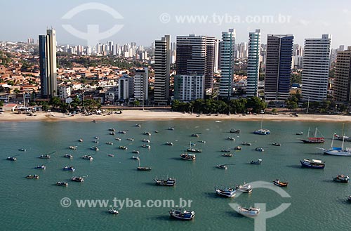  Subject: Boats on the coast of Fortaleza / Place: Fortaleza city - Ceara state (CE) - Brazil / Date: 12/2011 