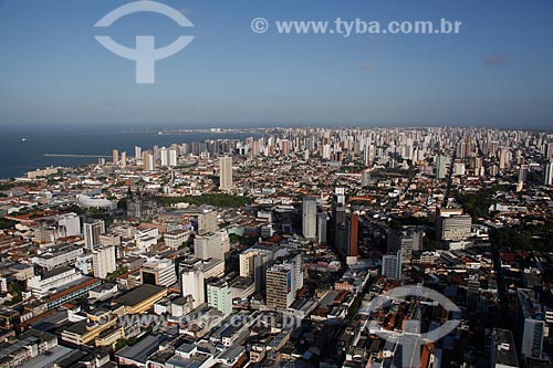  Subject: Aerial view of Fortaleza city / Place: City center - Fortaleza city - Ceara state (CE) - Brazil / Date: 12/2011 