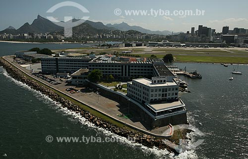  Subject: Aerial view of Escola Naval (Naval Academy) / Place: Rio de Janeiro city - Rio de Janeiro state (RJ) - Brazil / Date: 09/2011 