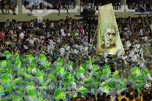  Subject: Parade of Imperatriz Leopoldinense Samba School / Place: Rio de Janeiro city - Rio de Janeiro state (RJ) - Brazil / Date: 02/2012 