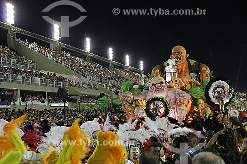  Subject: Parade of Grande Rio Samba School / Place: Rio de Janeiro city - Rio de Janeiro state (RJ) - Brazil / Date: 02/2012 