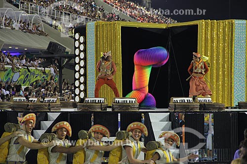 Subject: Parade of Unidos da Tijuca Samba School / Place: Rio de Janeiro city - Rio de Janeiro state (RJ) - Brazil / Date: 02/2012 