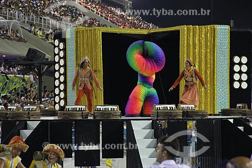  Subject: Parade of Unidos da Tijuca Samba School / Place: Rio de Janeiro city - Rio de Janeiro state (RJ) - Brazil / Date: 02/2012 