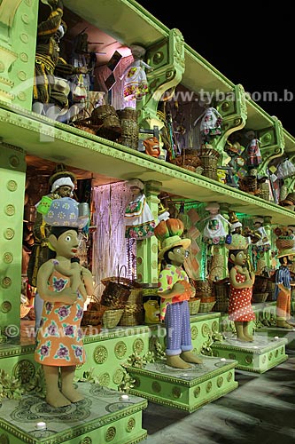  Subject: Parade of Unidos da Tijuca Samba School / Place: Rio de Janeiro city - Rio de Janeiro state (RJ) - Brazil / Date: 02/2012 