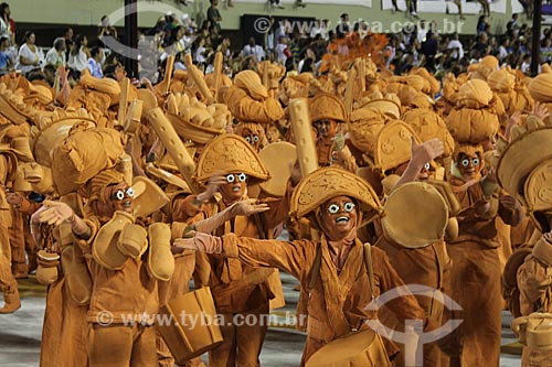  Subject: Parade of Unidos da Tijuca Samba School / Place: Rio de Janeiro city - Rio de Janeiro state (RJ) - Brazil / Date: 02/2012 